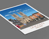 Lincoln Travel Poster, Travel Print of Lincoln, Lincoln, England, UK