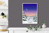 Lapland Travel Print, Lapland Travel Poster