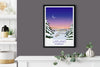 Lapland Travel Poster, Lapland Travel Print