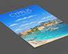 Cyprus Travel Poster, Travel Print of Cyprus, Mediterranean Sea