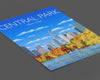 Central Park Travel Poster, New York, Travel Print of Central Park, City of New York, USA