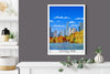 Central Park Travel Poster, New York, Travel Print of Central Park, City of New York, USA