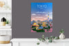 Tokyo Travel Poster, Travel Print of Tokyo, City of Tokyo, Japan