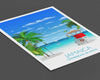 Jamaica Travel Print, Travel Poster of Jamaica, Caribbean