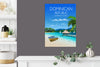 Dominican Republic Travel Poster, Travel Print of Dominican Republic, Caribbean, Travel Poster, Dominican Republic Print