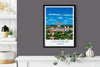 Canterbury Travel Poster, Travel Print of Canterbury, Kent, England, UK