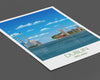 Dublin Travel Poster, Travel Print of Dublin, Dublin, Ireland