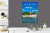 Isle of Man Travel Print, Isle of Man Poster, Isle of Man, British Isles, UK Travel Poster