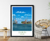 Dublin Travel Poster, Travel Print of Dublin, Dublin, Ireland