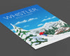 Whistler Travel Poster, Travel Print of Whistler, Whistler, British Columbia, Canada