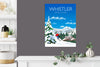 Whistler Travel Poster, Travel Print of Whistler, Whistler, British Columbia, Canada