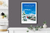 Whistler Travel Poster, Travel Print of Whistler, Whistler, British Columbia, Canada