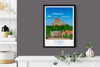 Quebec Travel Poster, Travel Print of Quebec, City of Quebec, Canada