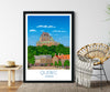 Quebec Travel Poster, Travel Print of Quebec, City of Quebec, Canada