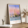 Bangkok Travel Poster, Travel Print of Bangkok, Bangkok, Thailand