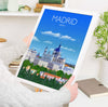 Madrid Travel Poster, Travel Print of Madrid, Madrid Spain