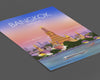 Bangkok Travel Poster, Travel Print of Bangkok, Bangkok Thailand