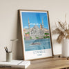 Istanbul Travel Poster Travel Print of Istanbul, Istanbul Poster, Turkey, Turkey Poster