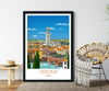 Verona Travel Print, Travel Poster of Verona, Verona Poster, Italy