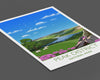 Peak District Travel Print, Travel Poster of Peak District, National Park, England ,Travel Poster, Peak District Print