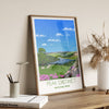 Peak District Travel Print, Travel Poster of Peak District, National Park, England ,Travel Poster, Peak District Print