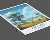 Kruger Poster, Travel Print of Kruger National Park, South Africa, Travel Gift