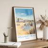 Wells Next the Sea Travel Print, Travel Poster of Wells Next the Sea, Norfolk, England, Norfolk Art, Norfolk Gift, Wall Art Print