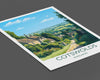 Cotswolds Travel Print, Travel Poster of Cotswolds, England, Cotswolds Art, Cotswolds Gift, Wall Art Print