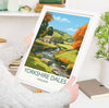 Yorkshire Dales Travel Print, Travel Poster of Yorkshire Dales,England, Yorkshire Dales Art, Yorkshire Dales Gift, Wall Art Print