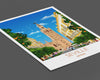 Seville Travel Print, Travel Poster of Seville, Seville Poster, Spain, Spain Poster