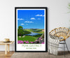 Peak District Travel Print, Travel Poster of Peak District, National Park, England ,Travel Poster, Peak District Print