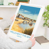 Wells Next the Sea Travel Print, Travel Poster of Wells Next the Sea, Norfolk, England, Norfolk Art, Norfolk Gift, Wall Art Print