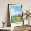 Burgundy Poster, Travel Print of Burgundy, Wine Region, France, Europe, Travel Gift