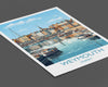 Weymouth Travel Print, Travel Poster of Weymouth, Dorset, England, Dorset Coast Art, Dorset Gift, Wall Art Print