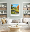 Yorkshire Dales Travel Print, Travel Poster of Yorkshire Dales,England, Yorkshire Dales Art, Yorkshire Dales Gift, Wall Art Print