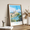 Avignon Travel Poster, Travel Print of Avignon, France, Provence Art, Avignon Gift, Wall Art Print