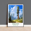 Sequoia Poster, Travel Print of Sequoia National Park, California, USA, Sequoia Travel Gift