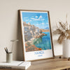 Naxos Travel Print, Travel Poster of Naxos, Greece Gift, Greek Islands Art, Naxos Gift, Wall Art Print