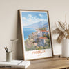 Marbella Travel Print, Travel Poster of Marbella, Spain, Marbella Art, Marbella Gift, Wall Art Print