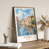 Bruges Poster, Travel Print of Bruges, Belgium, Travel Gift