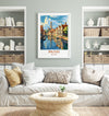 Bruges Poster, Travel Print of Bruges, Belgium, Travel Gift