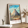 Chichen Itza Poster, Travel Print of Chichen Itza, Mexico, Chichen Itza gift, Travel Gift