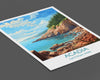 Acadia Poster, Travel Print of Acadia National Park, Maine, USA, Acadia Travel Gift