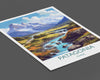 Patagonia Travel Print, Travel Poster of Patagonia, Chile, South America, Patagonia Gift