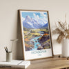 Patagonia Travel Print, Travel Poster of Patagonia, Chile, South America, Patagonia Gift