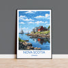 Nova Scotia Poster, Travel Print of Nova Scotia, Canada, Travel Gift