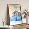 Rovinj Travel Poster, Travel Print of Rovinj, Croatia, Rovinj Art, Rovinj Gift, Wall Art Print