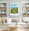 Wye Valley Travel Print, Travel Poster of Wye Valley, UK, Wye Valley Art, Wye Valley Gift, Wall Art Print