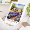 Provence Travel Print, Travel Poster of Provence, France, Provence Gift, Travel Watercolour Gift