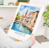 Venice Poster, Travel Print of Venice, Italy, Venice Gift, Travel Watercolour Gift